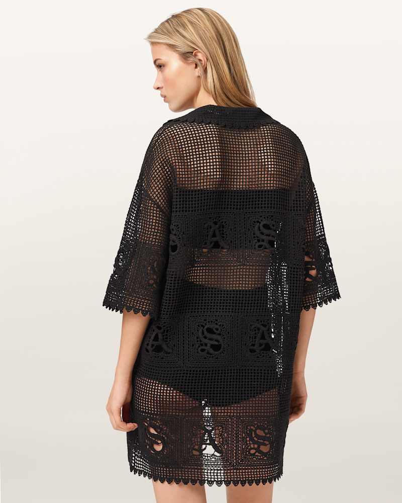 Kyra Open Knit Mini Dress