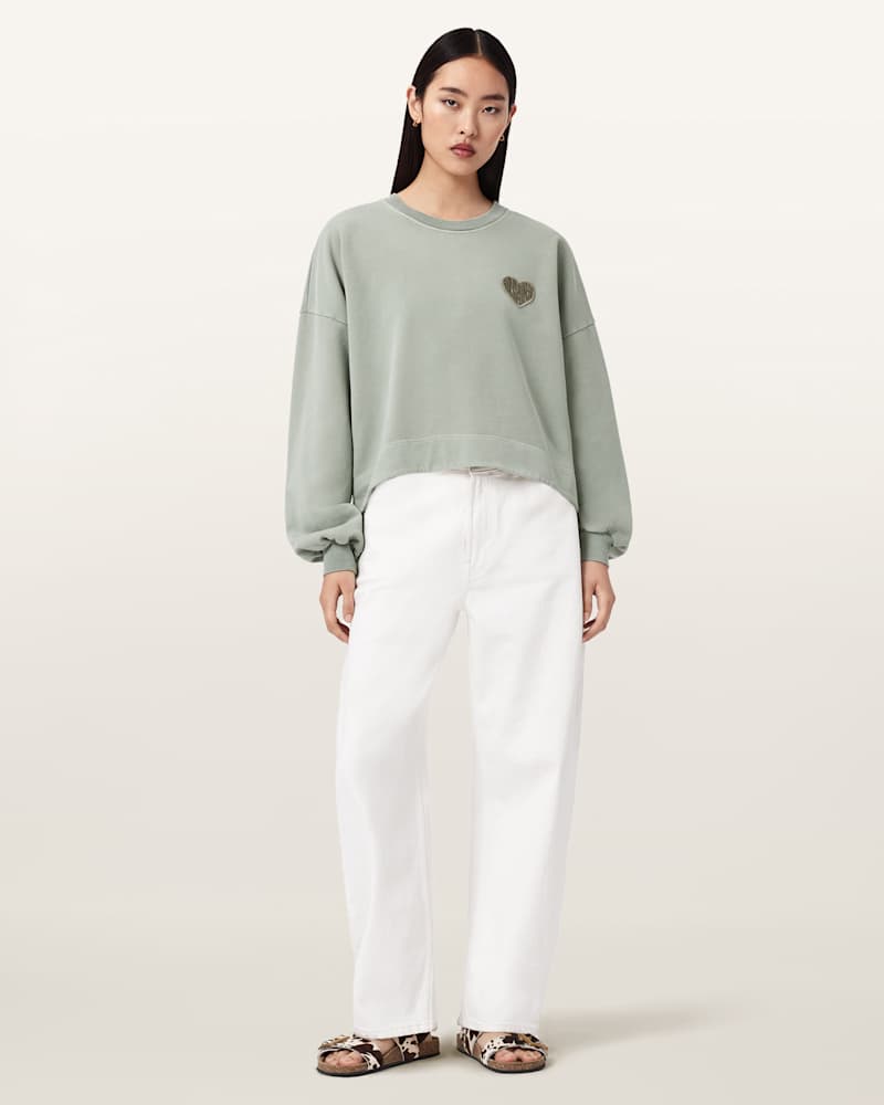 Lover Oversized Crew Neck Sweatshirt