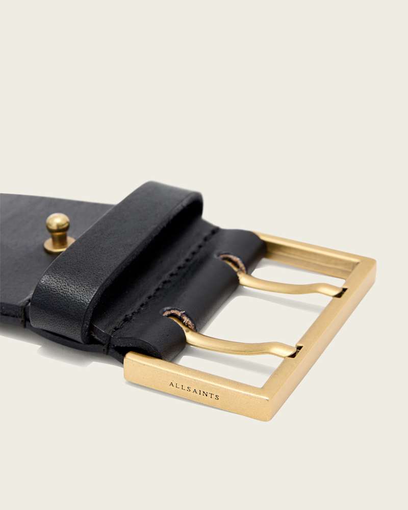 Lou Wide Leather Belt