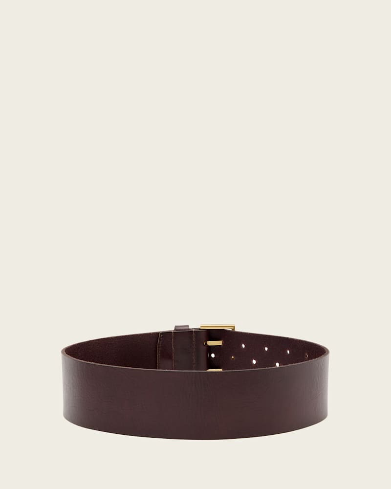 Lou Wide Leather Belt