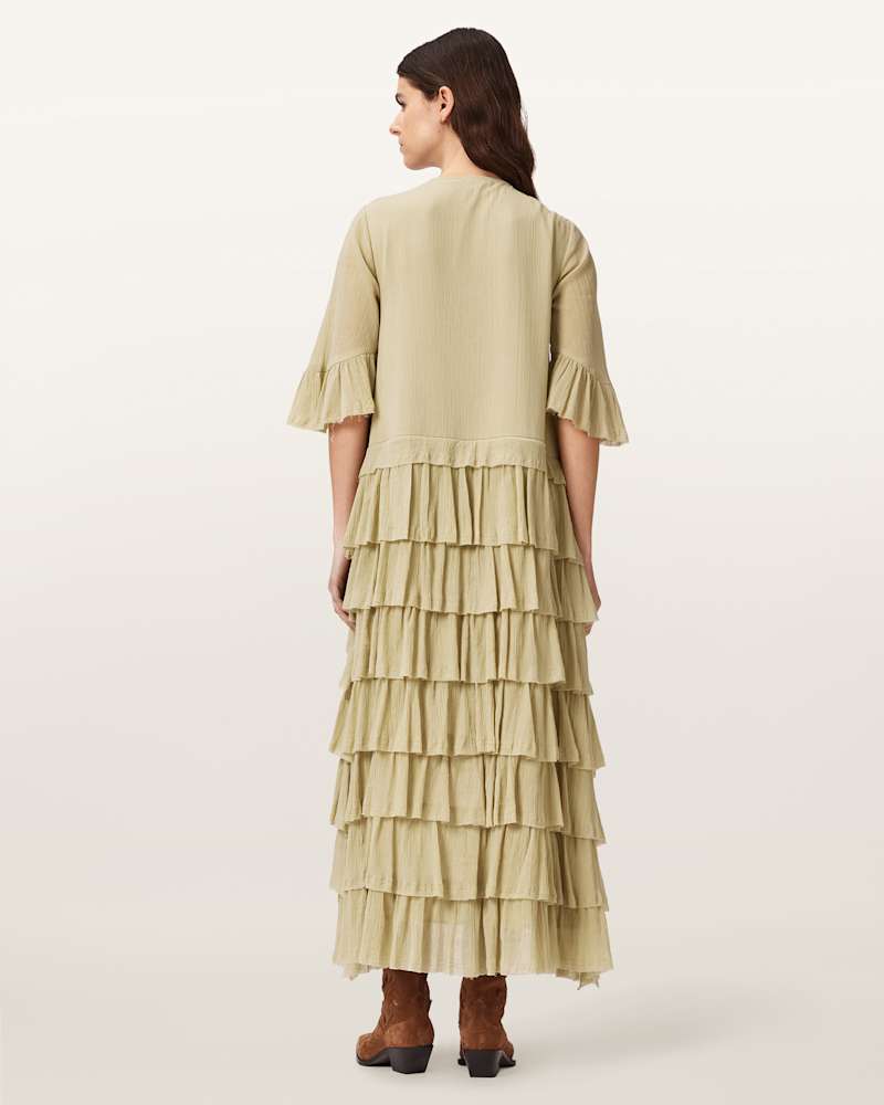 Cavarly Short Sleeve Maxi Dress