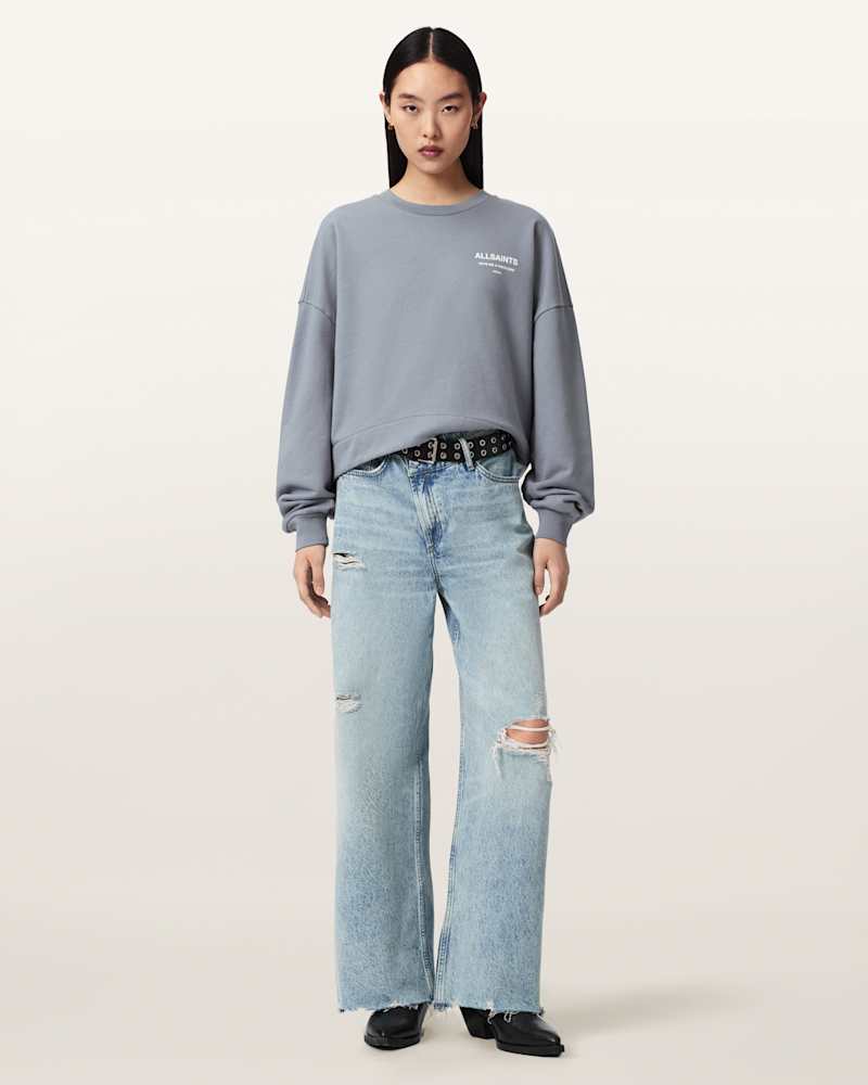 Dreamer Lila Oversized Cotton Sweatshirt