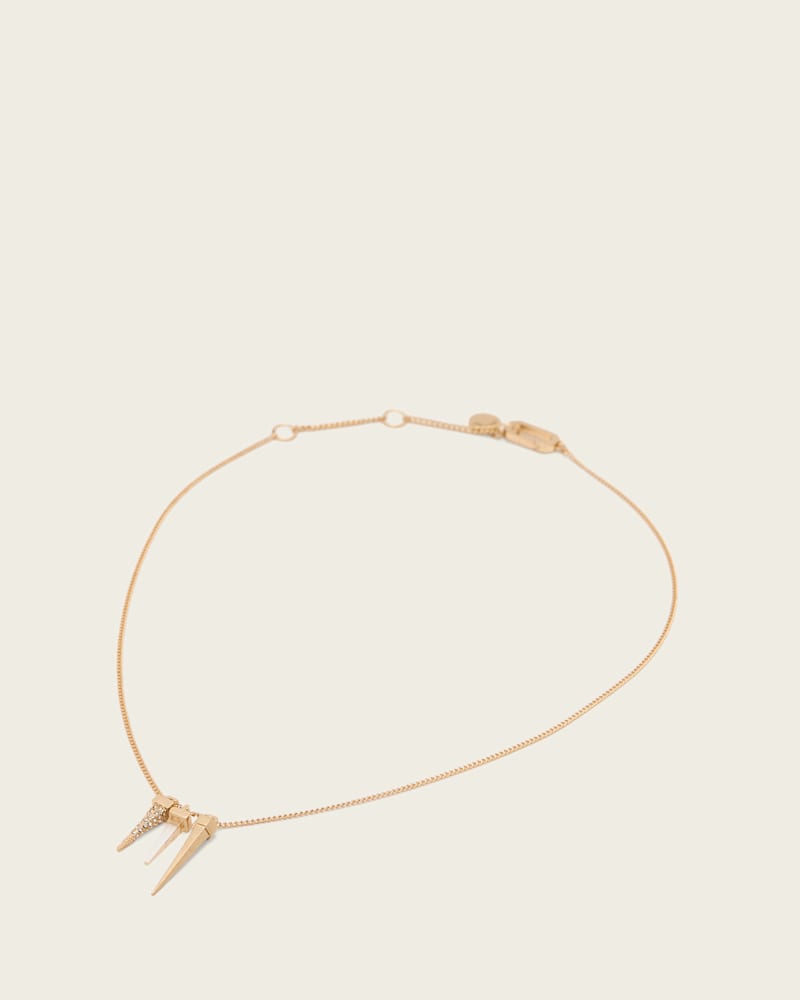Laio Pave Spike Necklace