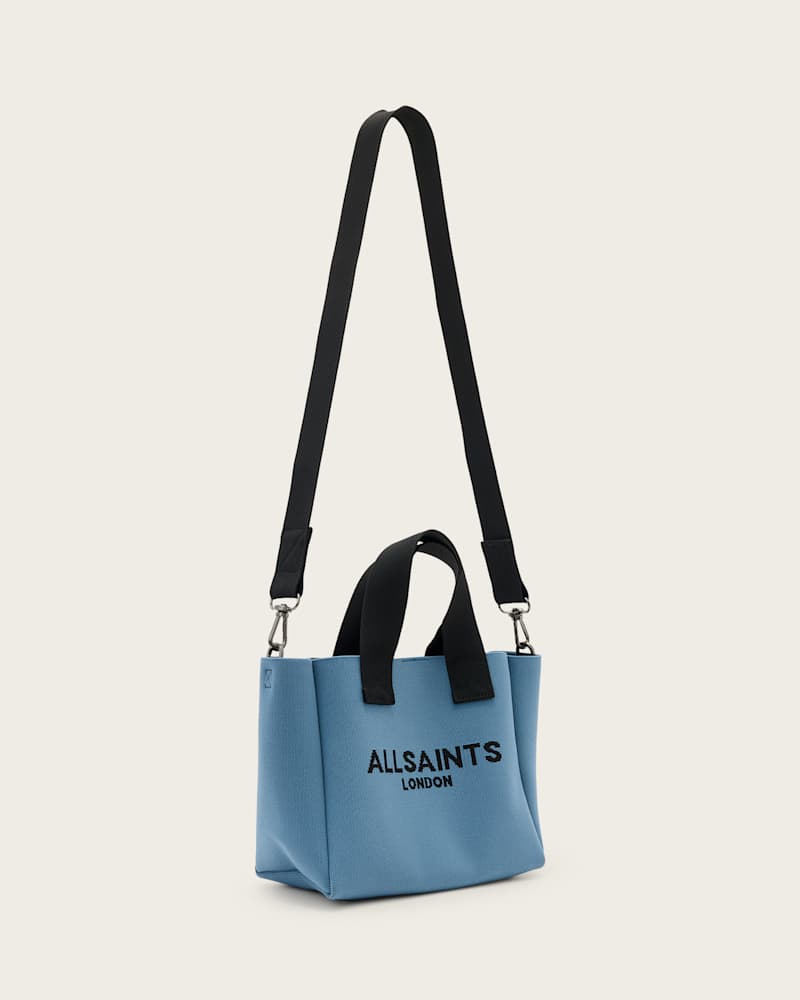 Izzy Logo Print Knitted Mini Tote Bag