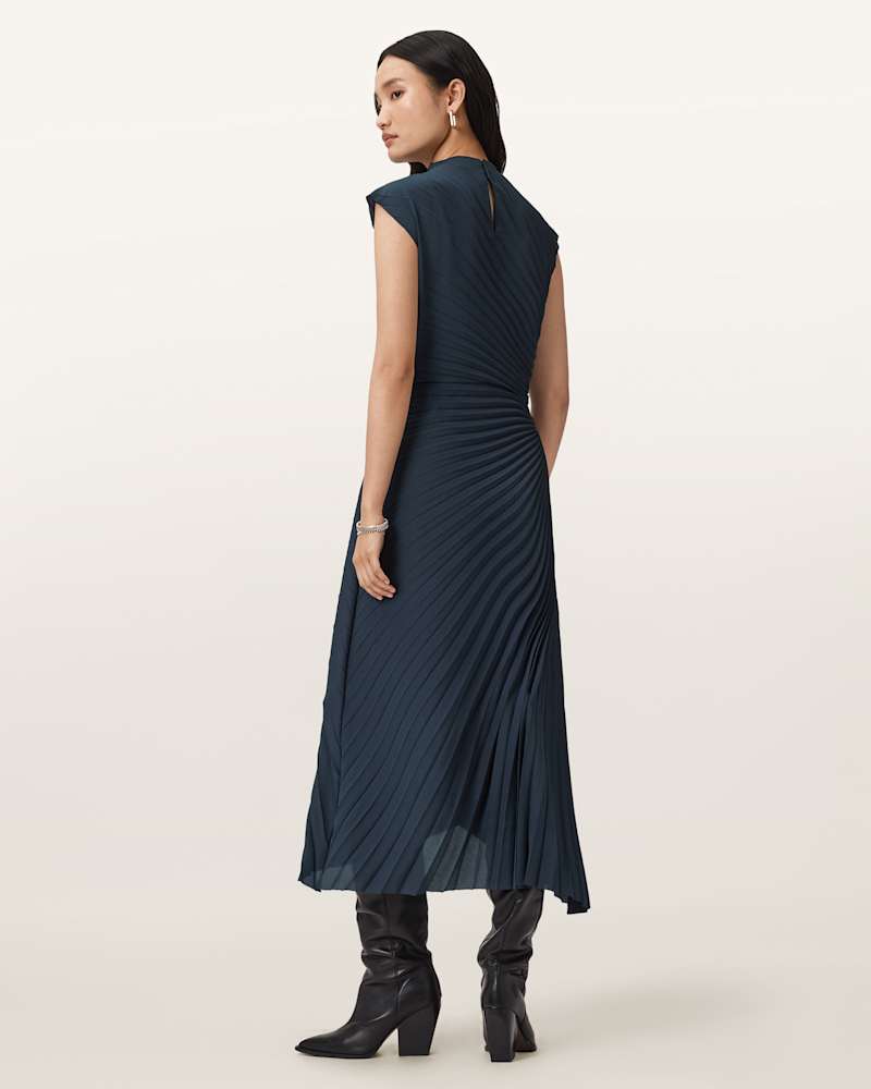 Rayanna Pleated Midi Dress