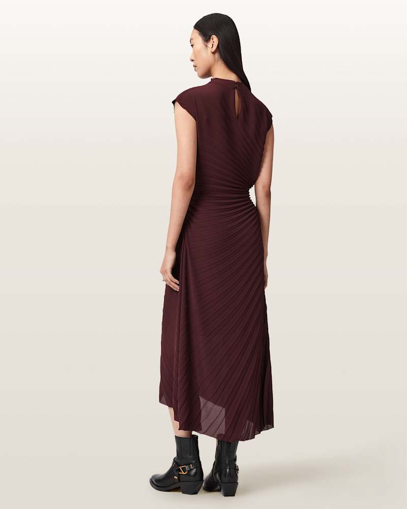 Rayanna Pleated Midi Dress