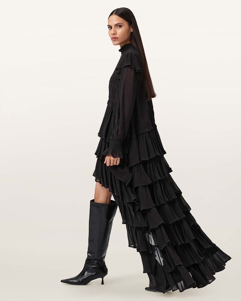 Cavarly Tiered Ruffle Maxi Dress