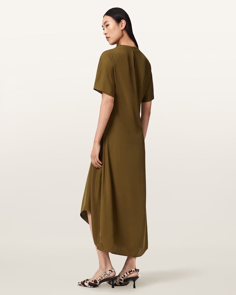 Rosie Silk Blend Midi Dress