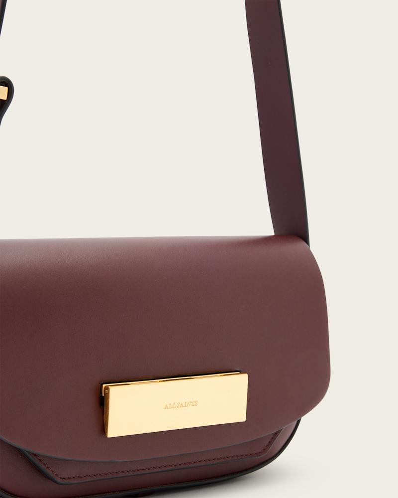 Etta Leather Satchel Crossbody Bag