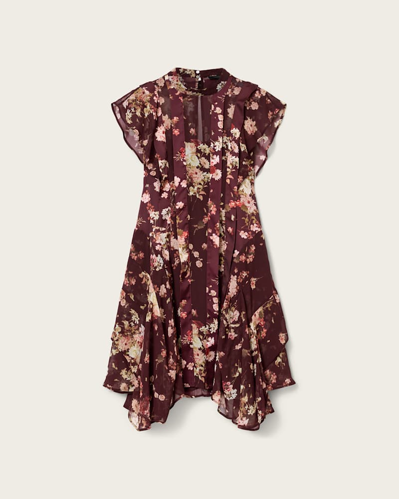 Fleur Asymmetric Floral Dress