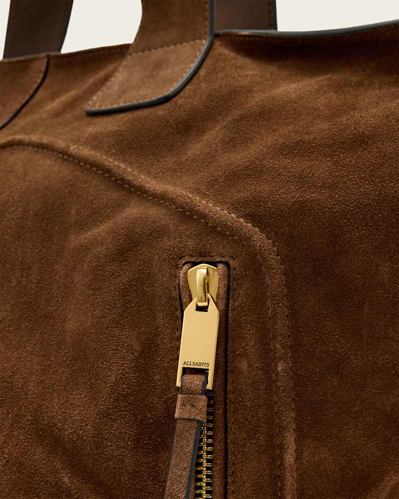 Jean Rey Suede Tote Bag