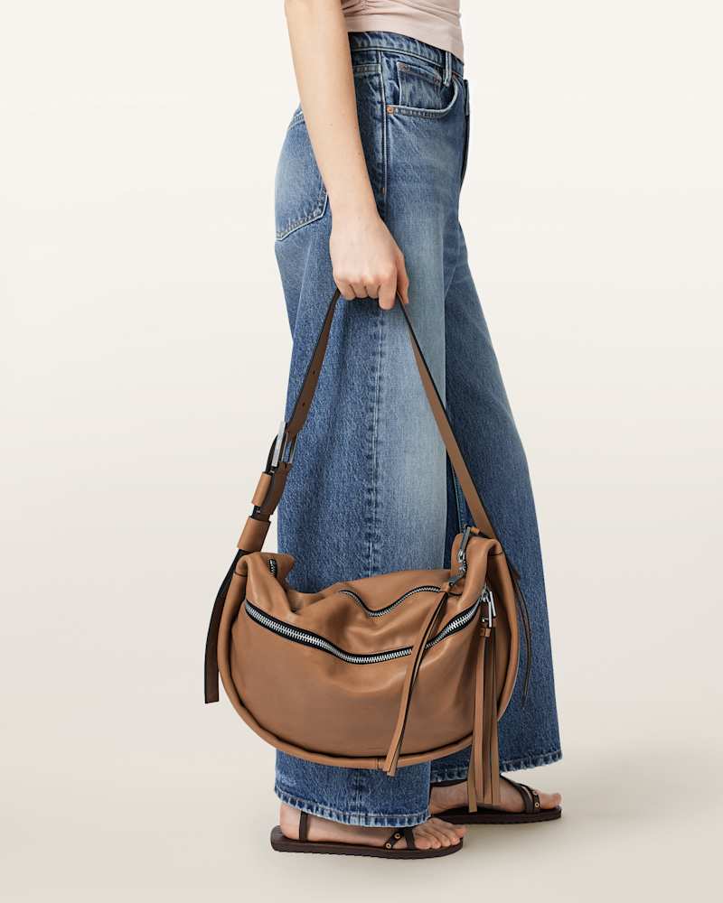 Noemie Leather Shoulder Bag
