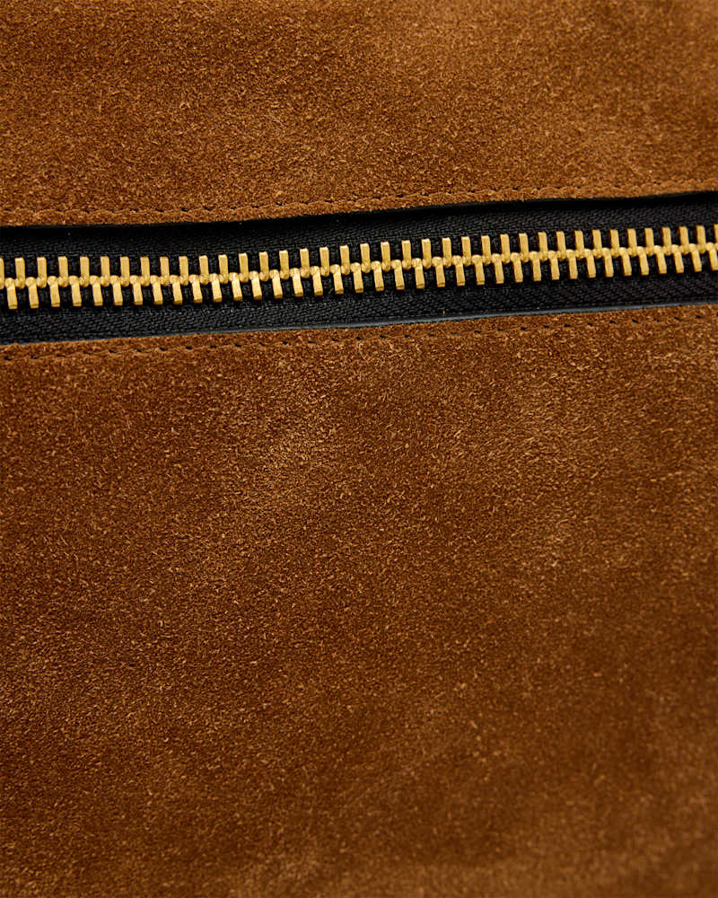 Noemie Suede Shoulder Bag