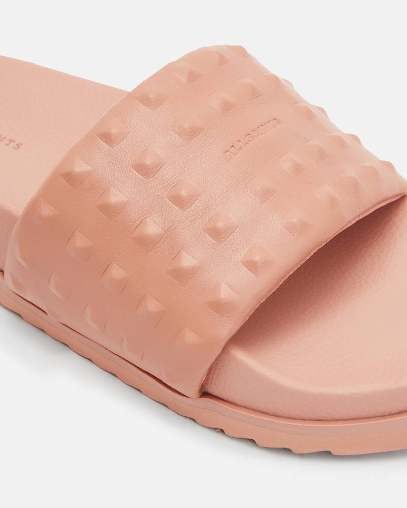 Shay Leather Studded Sandals