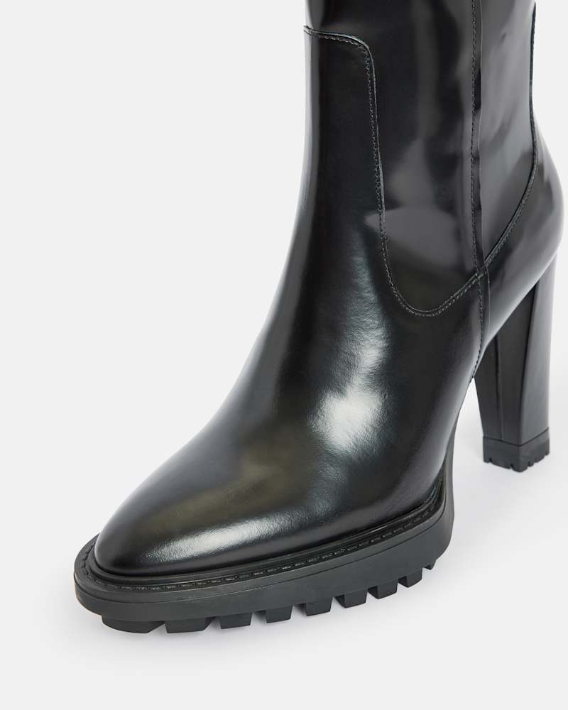 Harlem Knee High Leather Boots