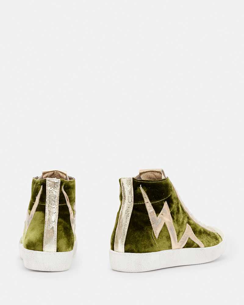 Tundy Bolt High Top Leather Trainers