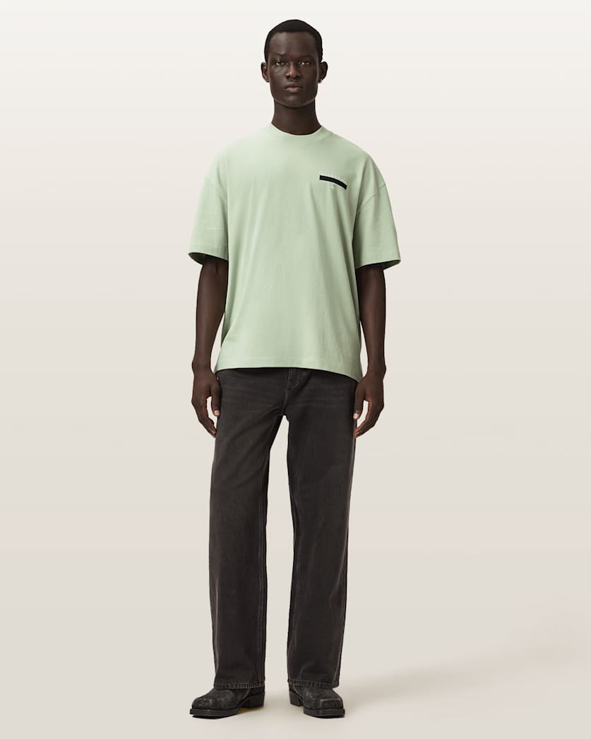 Redact Oversized Embroidered Logo T-Shirt