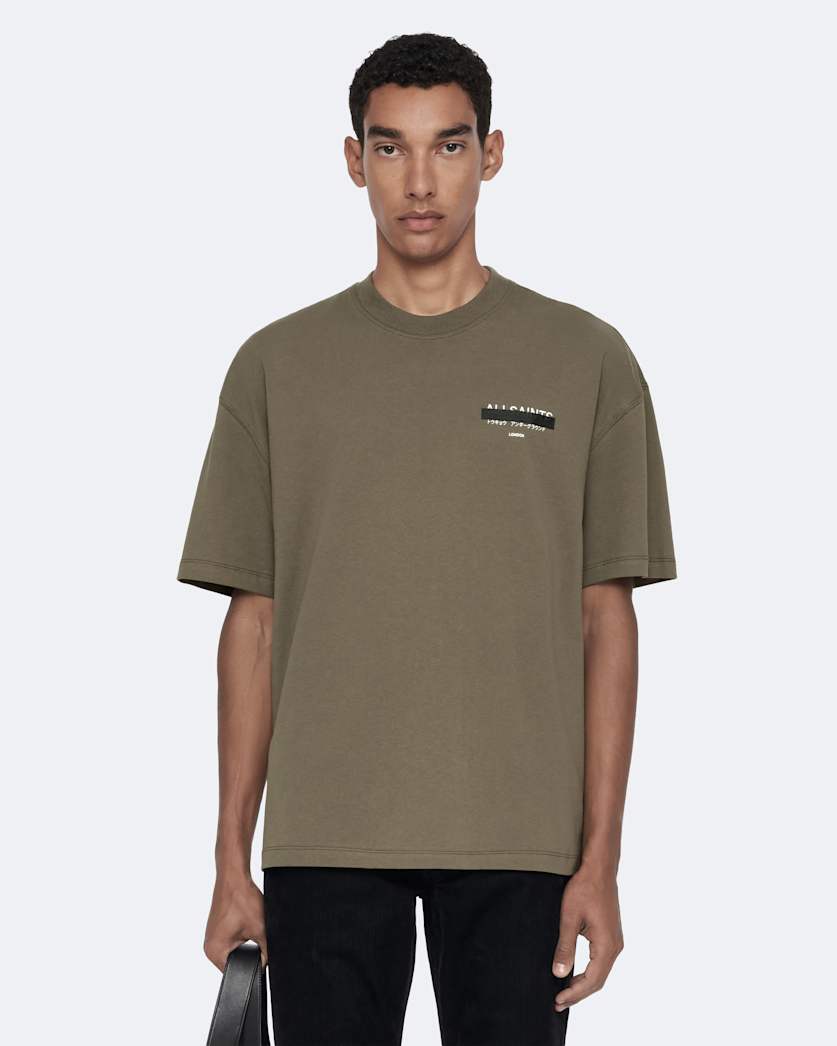 Redact Oversized Embroidered Logo T-Shirt