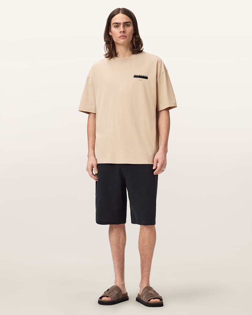 Redact Oversized Embroidered Logo T-Shirt