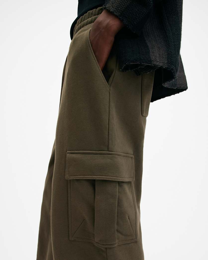 Patton Wide Leg Cargo Sweatpants