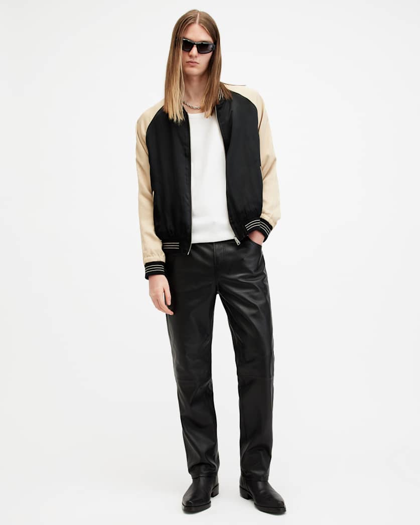 Tour Reversible Leopard Print Bomber Jacket