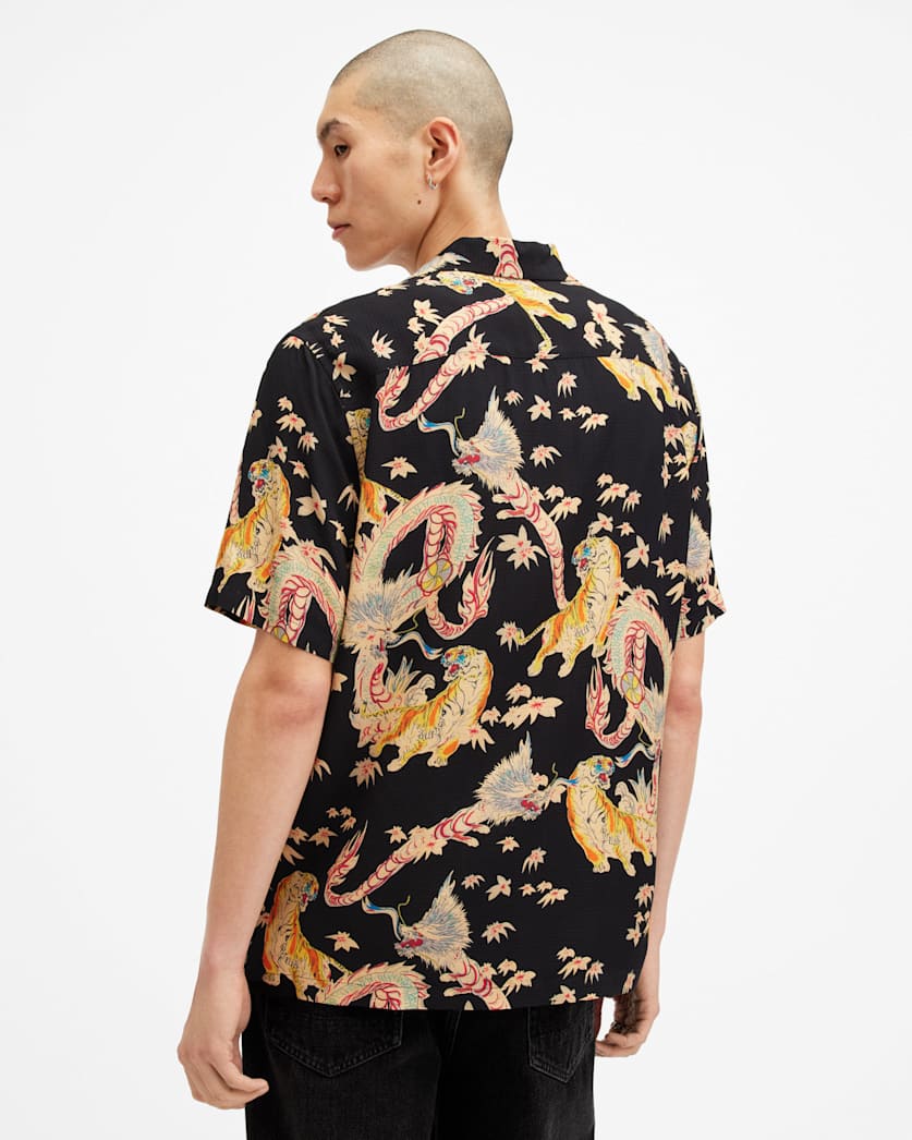 Dragon Relaxed Fit Printed Shirt