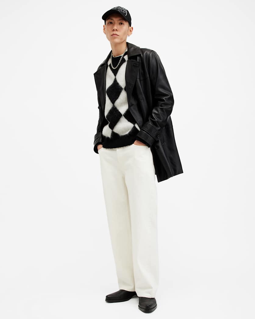 Joker Oversized Argyle Jacquard Jumper