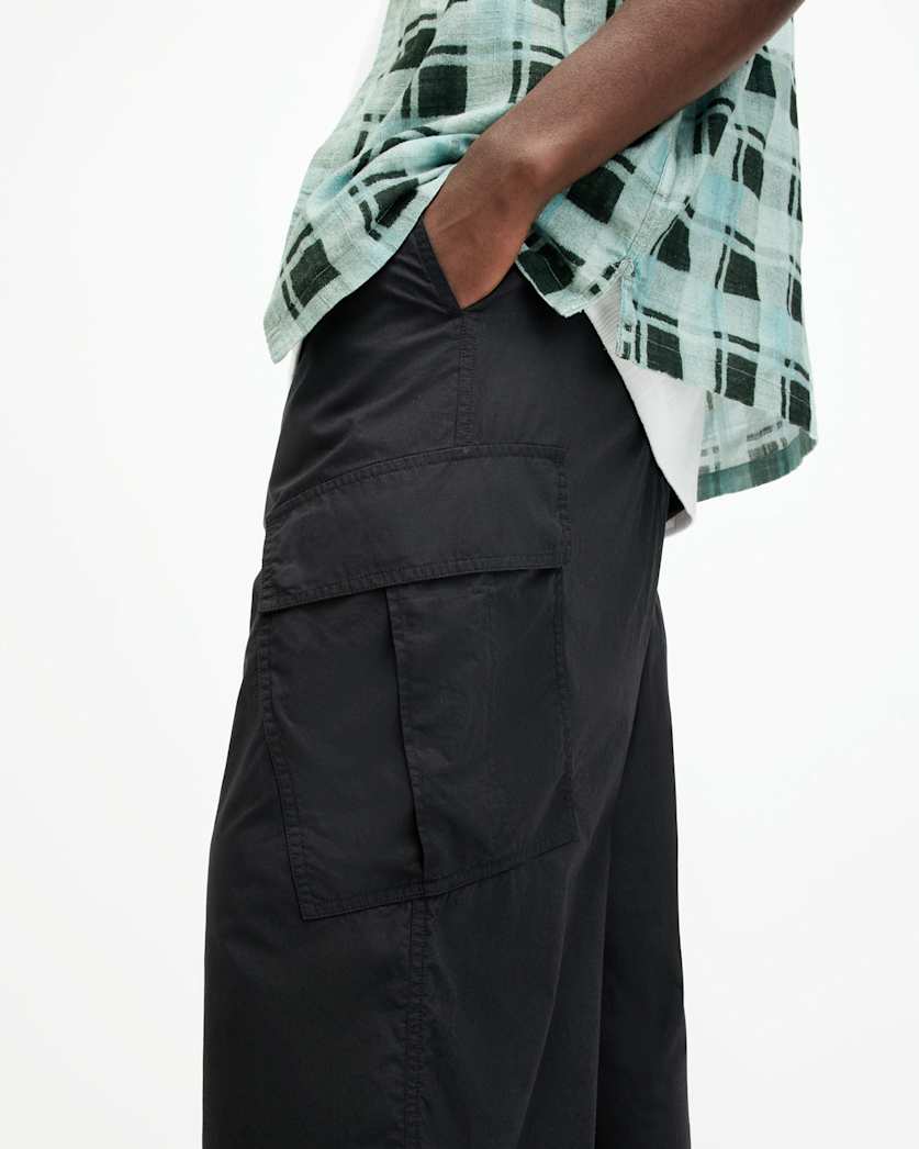Verge Wide Leg Relaxed Fit Cargo Trousers