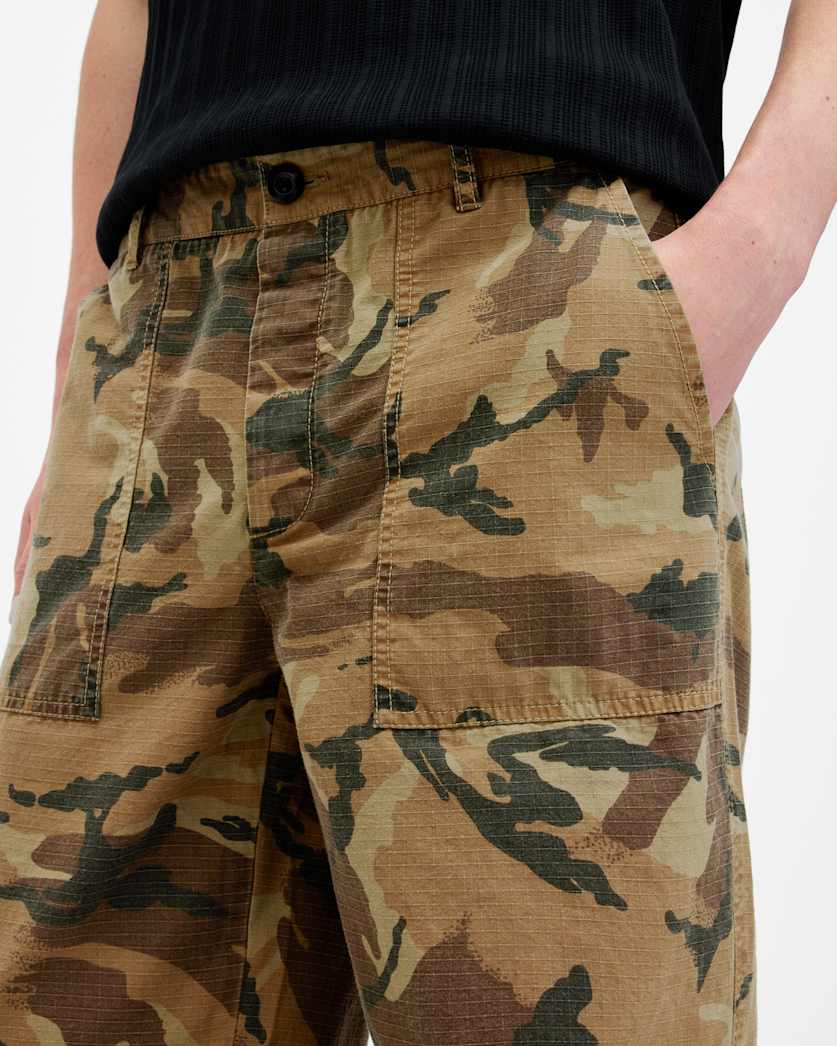 Gaspar Camouflage Relaxed Fit Trousers