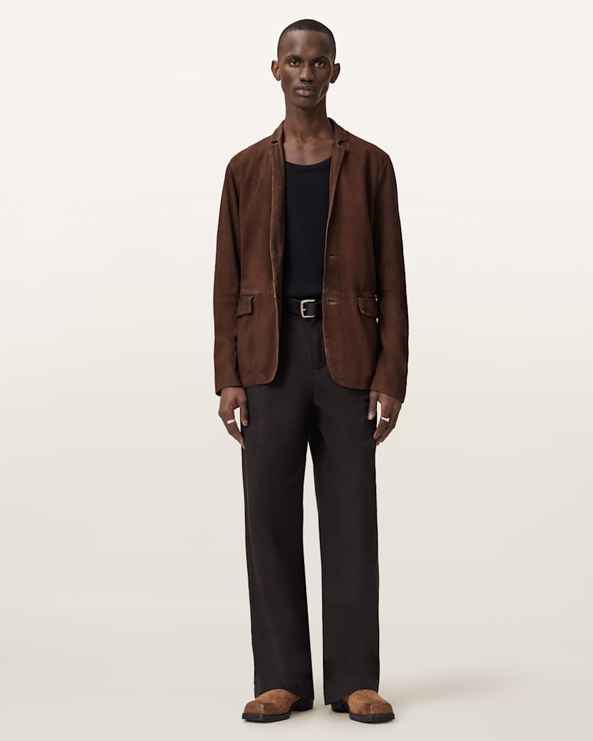 Monet Waxed Suede Blazer