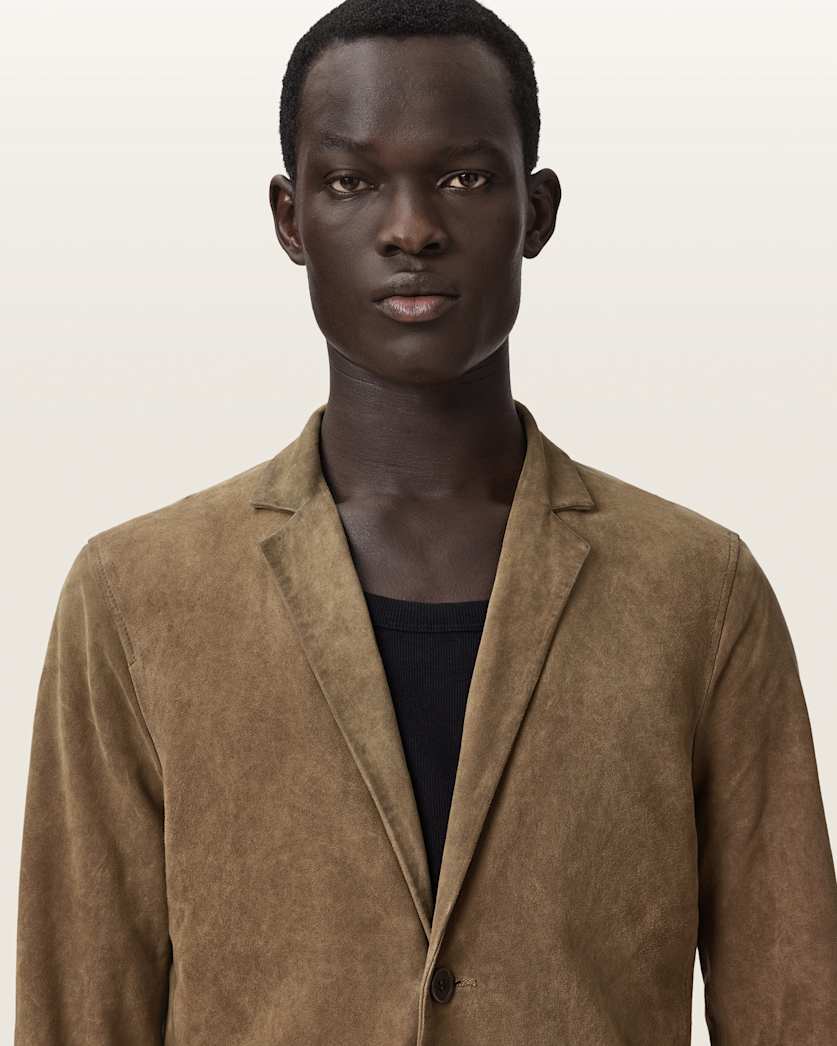 Monet Waxed Suede Blazer