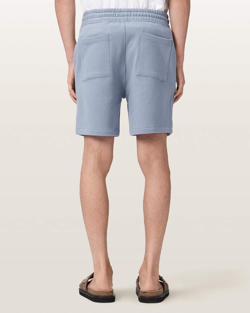 Asher Straight Fit Ramskull Sweat Shorts