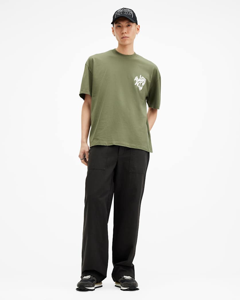 Orlando Logo Print Oversized T-Shirt