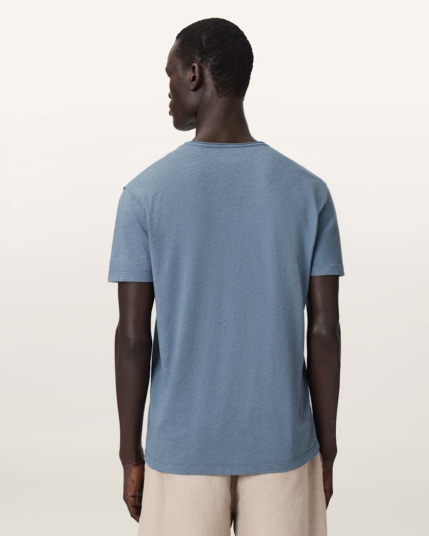 Figure Crew Neck Raw Edge T-Shirt