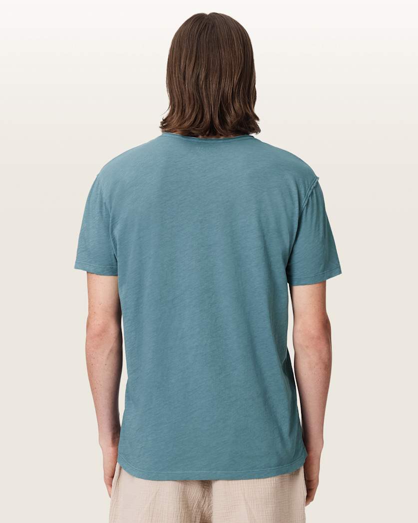 Figure Crew Neck Raw Edge T-Shirt