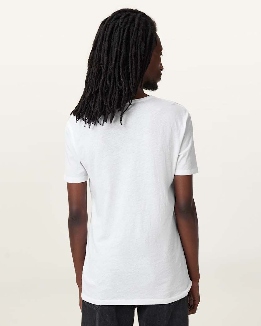 Figure Crew Neck Raw Edge T-Shirt