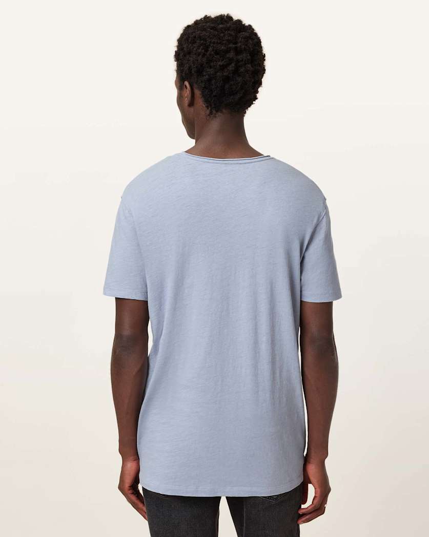 Figure Crew Neck Raw Edge T-Shirt