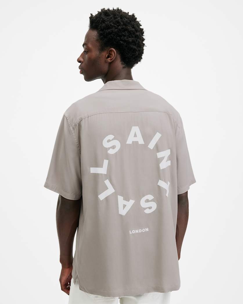 Tierra Logo Print Relaxed Fit Shirt