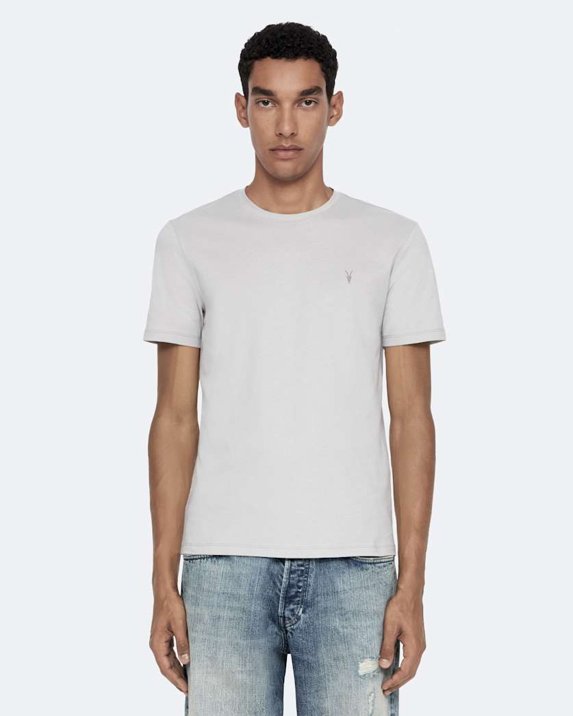 Brace Brushed Cotton Crew Neck T-Shirt