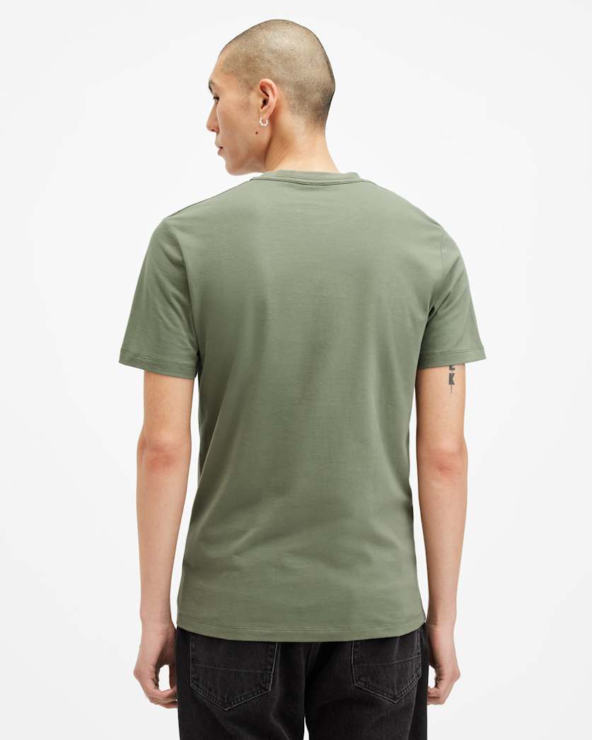 Brace Brushed Cotton Crew Neck T-Shirt