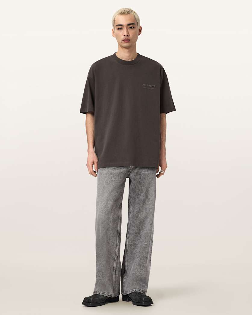 Xander Flocked Logo Oversized T-Shirt