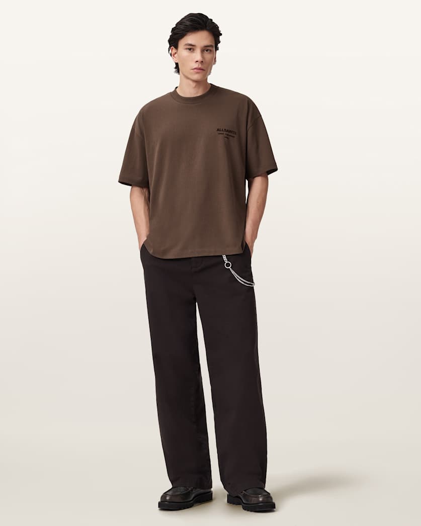 Xander Flocked Logo Oversized T-Shirt
