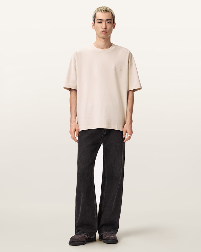 Xander Flocked Logo Oversized T-Shirt