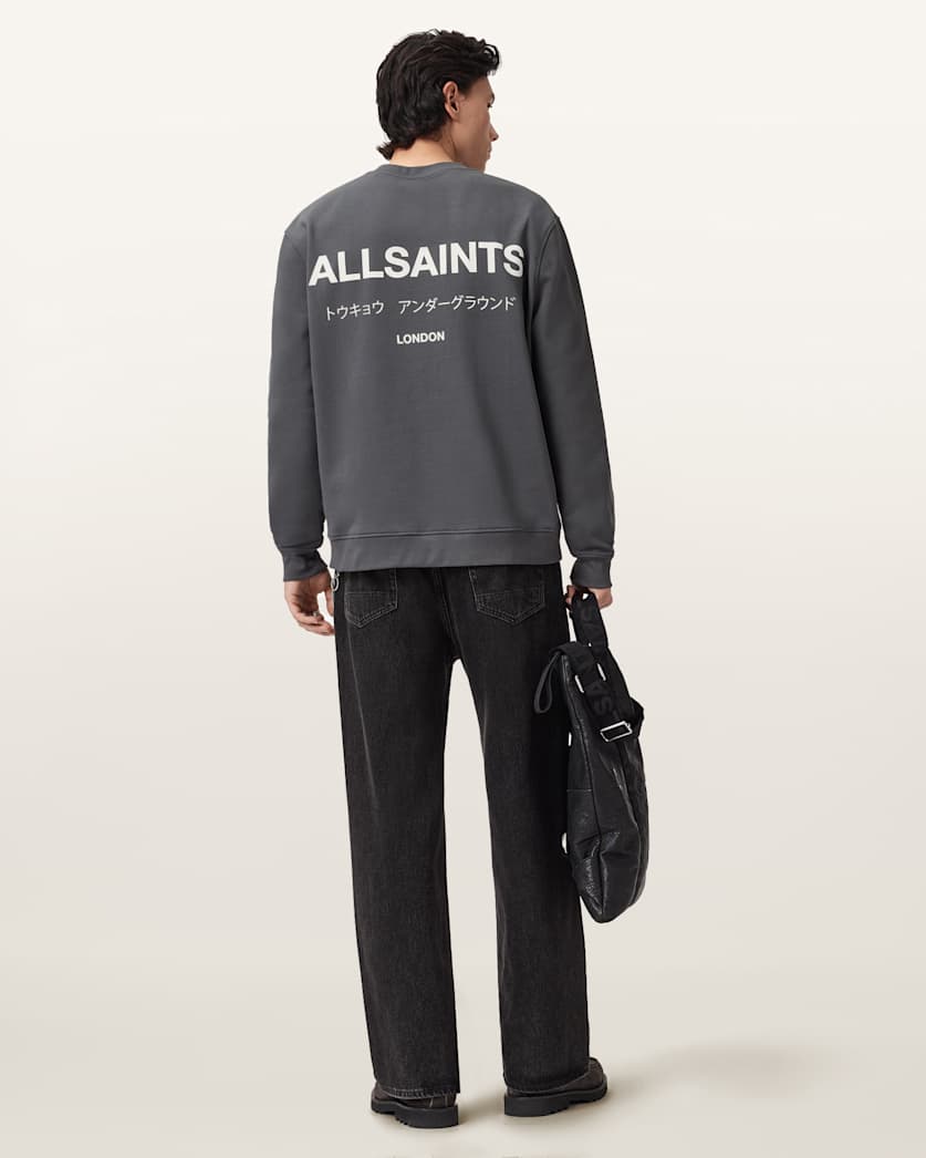 Underground Relaxed Fit Crew Neck Sweatshirt