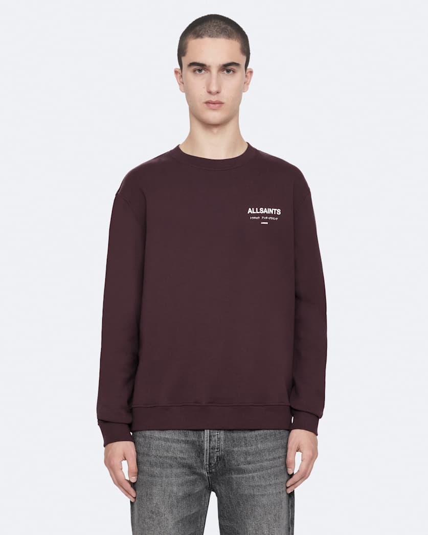 Underground Relaxed Fit Crew Neck Sweatshirt