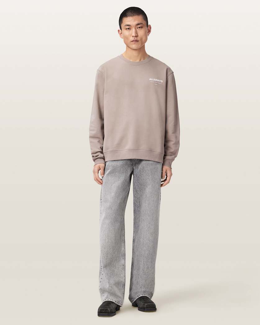Underground Relaxed Fit Crew Neck Sweatshirt