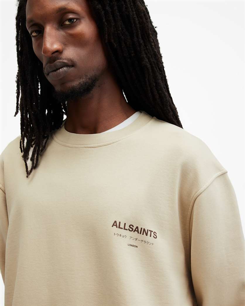 Underground Relaxed Fit Crew Neck Sweatshirt