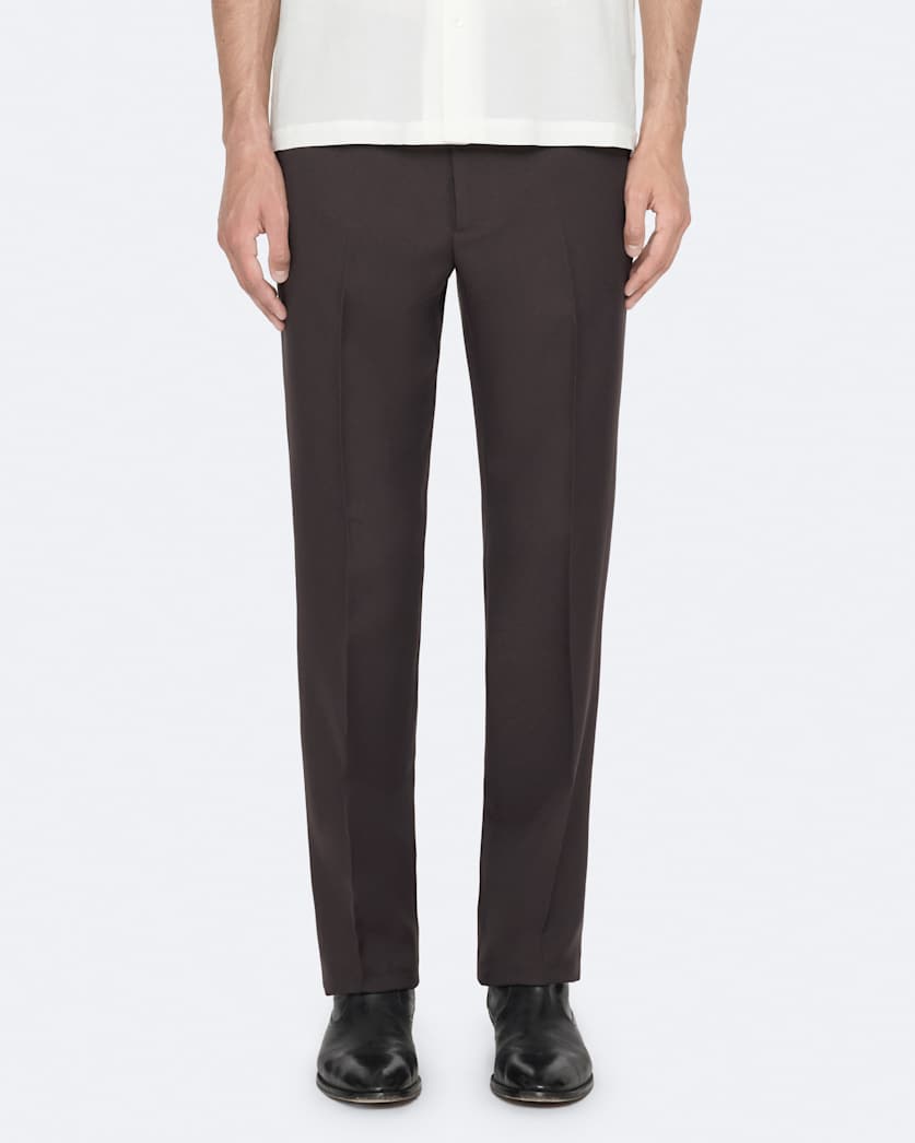 Slim-fit tailored trousers