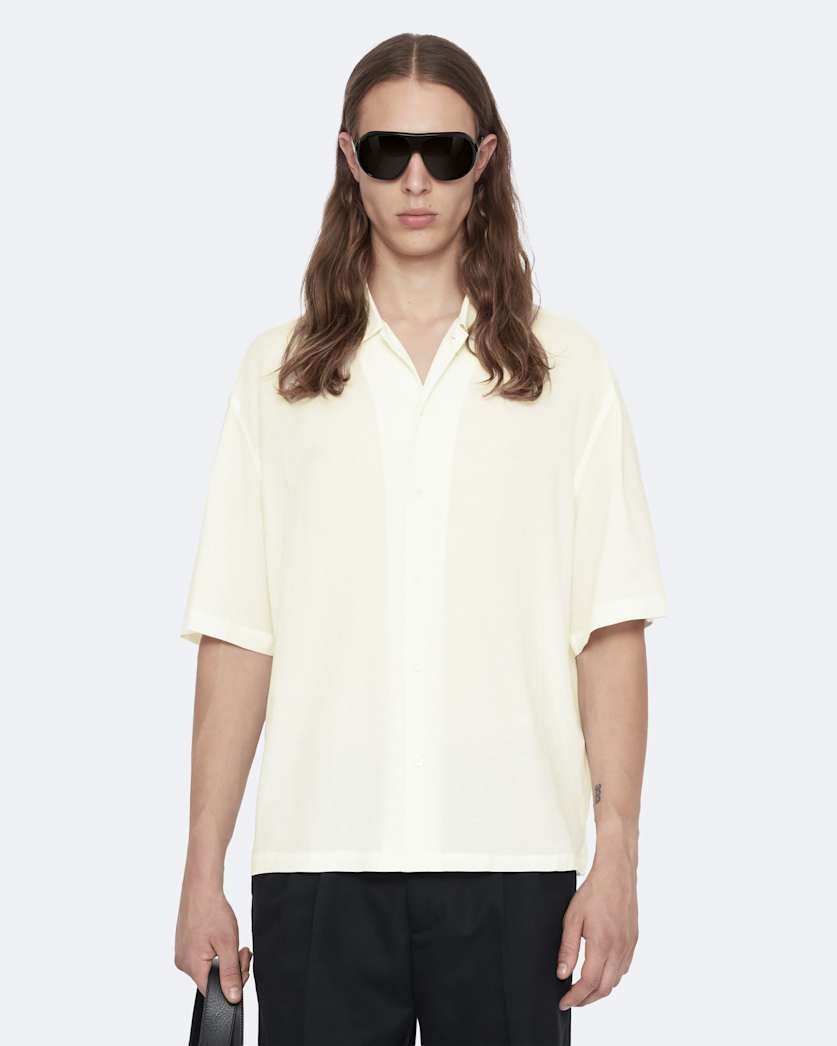 Oversized short sleeve shirt