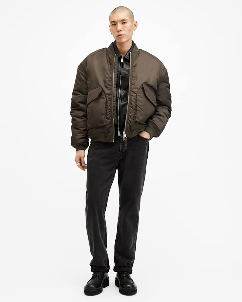 Hawk Oversized 2-In-1 Bomber Jacket